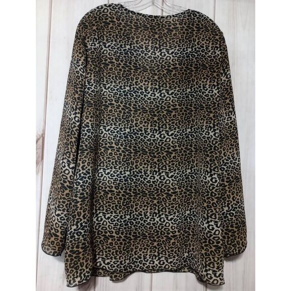 Rene Margo Shirt Ladies‎ 3x Semi Sheer Vintage Mob Wife Light Weight - Picture 2 of 8